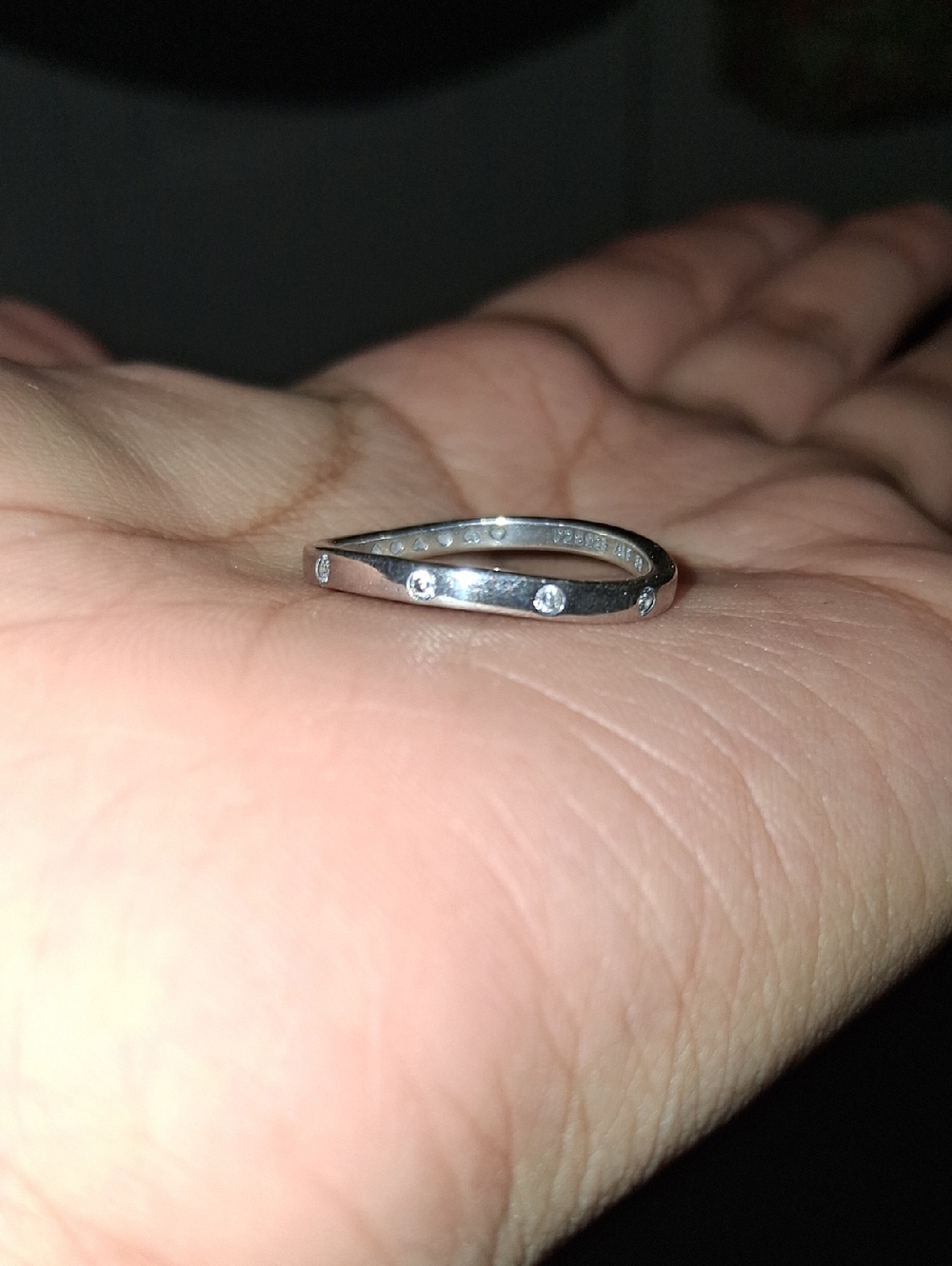Pandora Silver Wave Ring